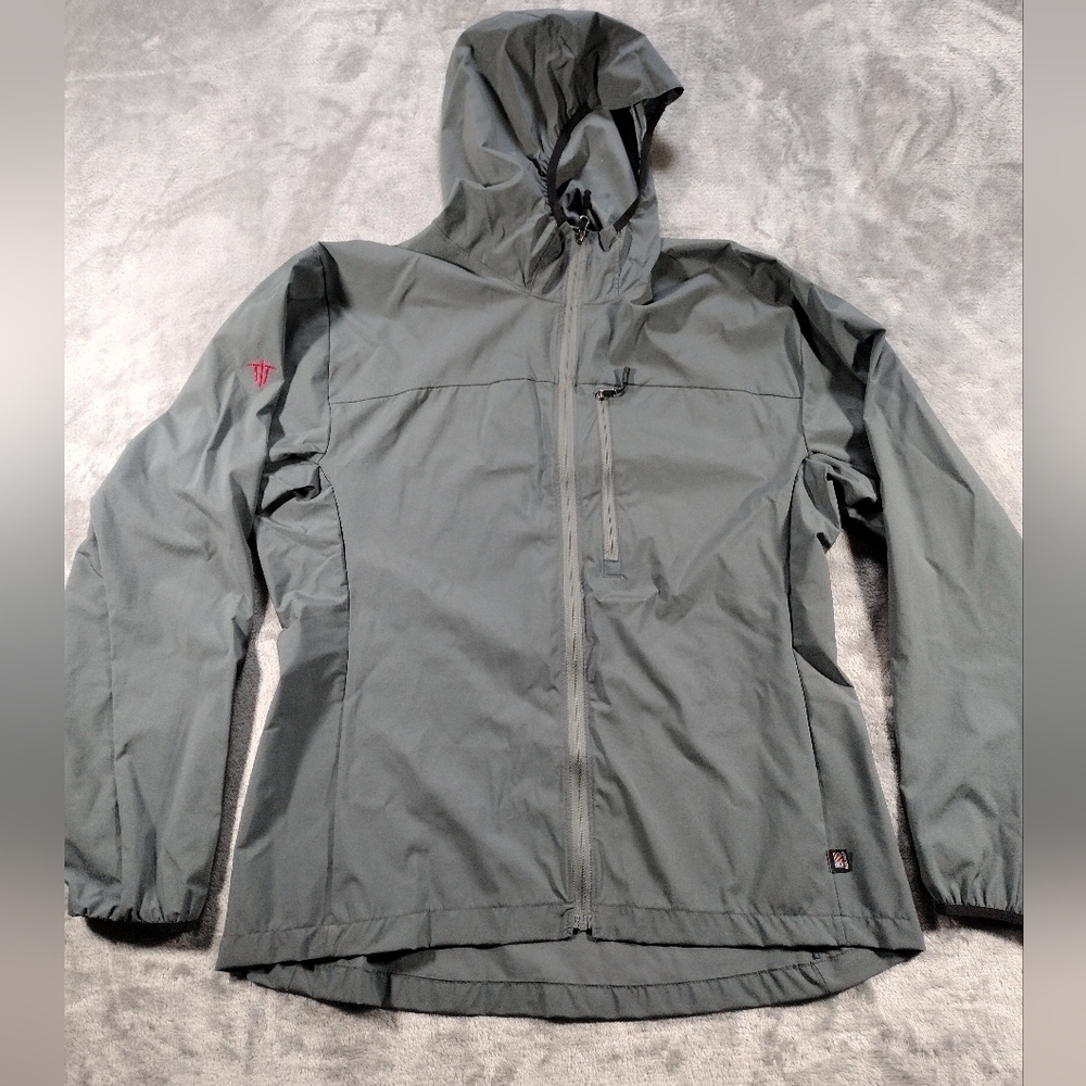 Wild Things Women Grey Nylon Jacket Size Medium NWOT